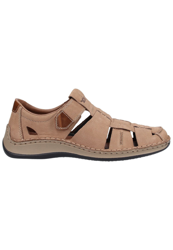 Rieker Halbschuhe Glattleder Camel