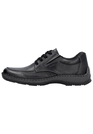 Rieker Halbschuhe Glattleder Schwarz