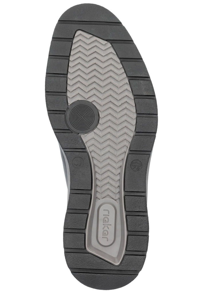 Rieker Halbschuhe Glattleder Schwarz