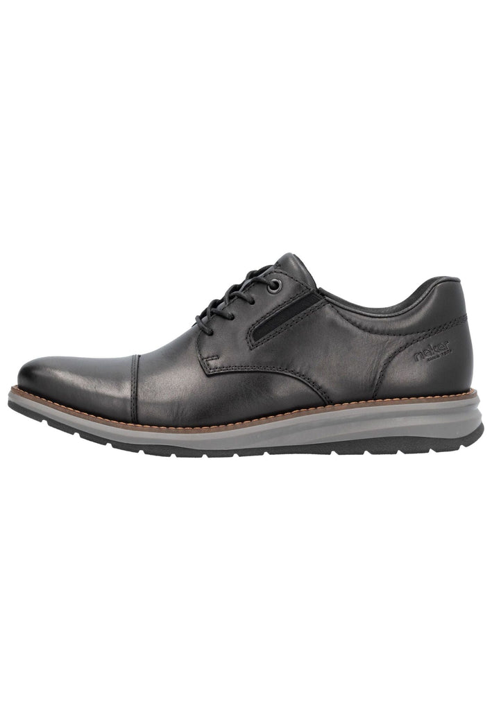 Rieker Halbschuhe Glattleder Schwarz