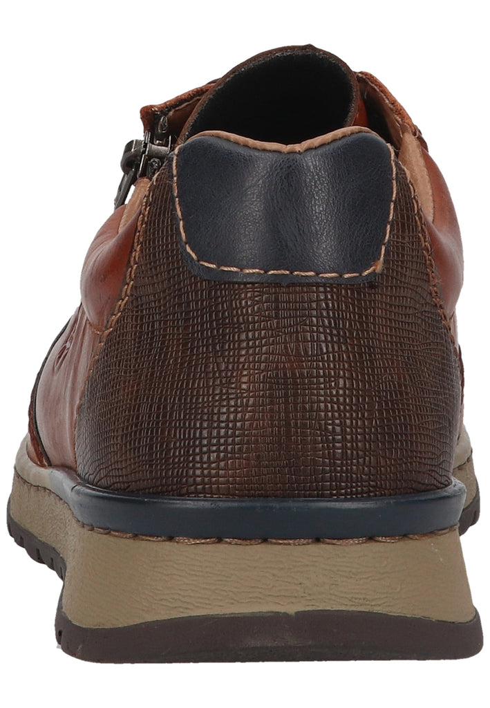 Rieker Halbschuhe Leder Nut/Ocean