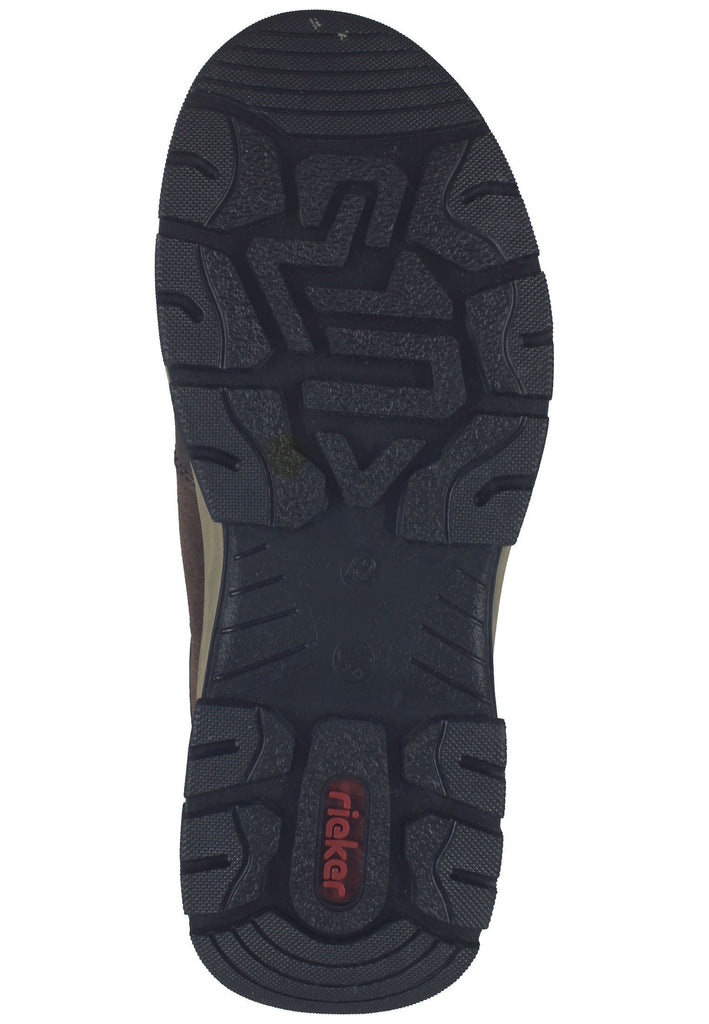 Rieker Halbschuhe Leder Schwarz/Braun