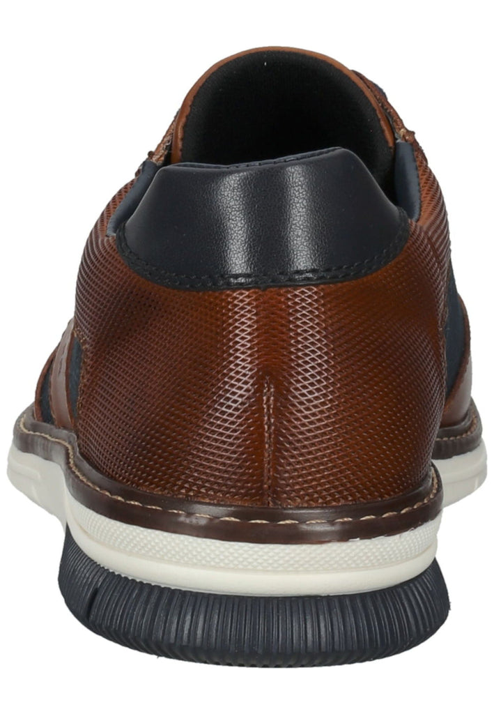 Rieker Halbschuhe Leder/Synthetik Braun/Blau