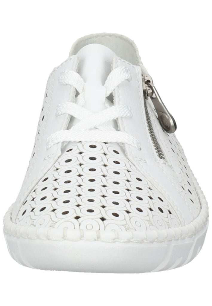 Rieker Halbschuhe Leder Weiß