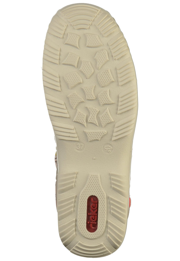 Rieker Halbschuhe Lederimitat Beige