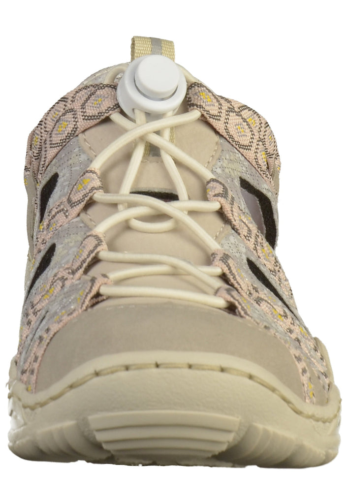 Rieker Halbschuhe Lederimitat Beige