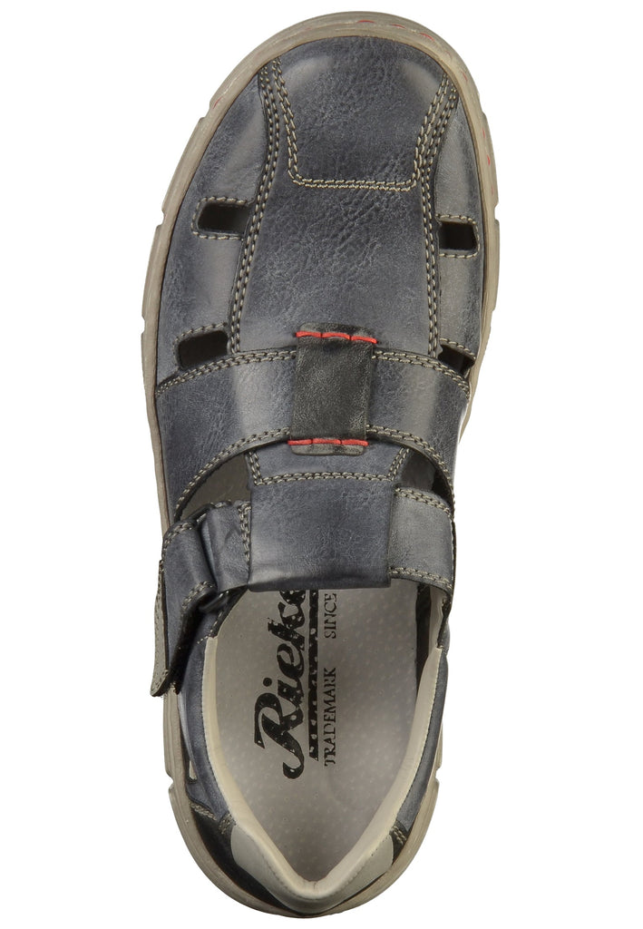 Rieker Halbschuhe Lederimitat Blau