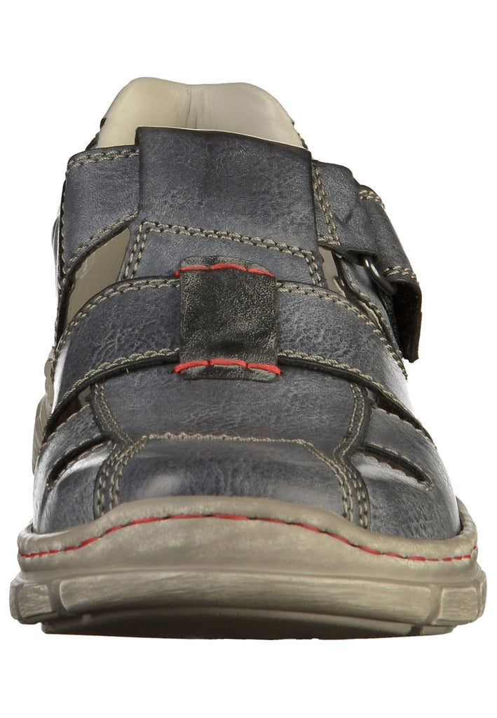 Rieker Halbschuhe Lederimitat Blau