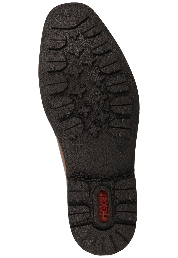Rieker Halbschuhe Lederimitat Braun