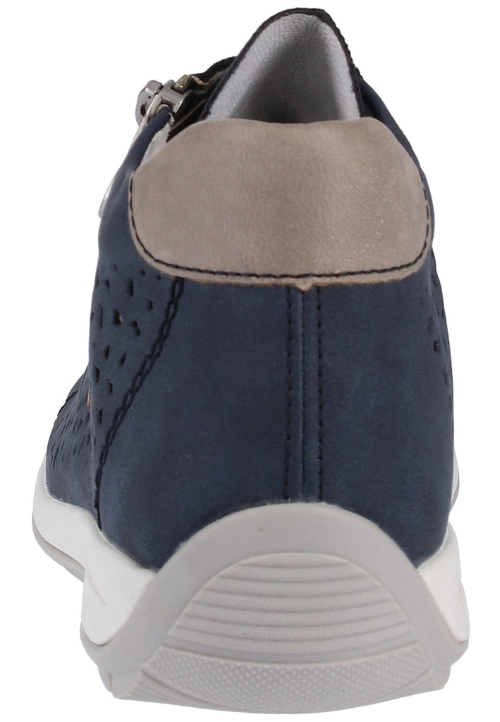 Rieker Halbschuhe Lederimitat Dunkelblau