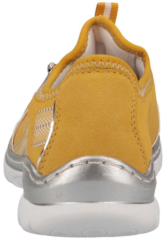 Rieker Halbschuhe Lederimitat Gelb