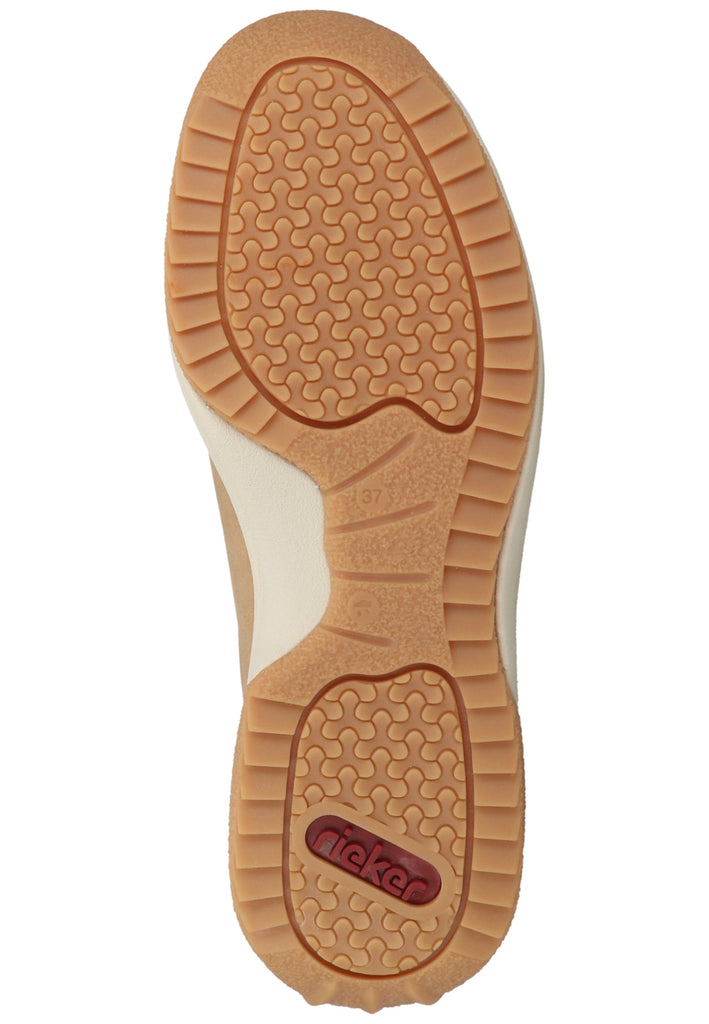 Rieker Halbschuhe Lederimitat Nude