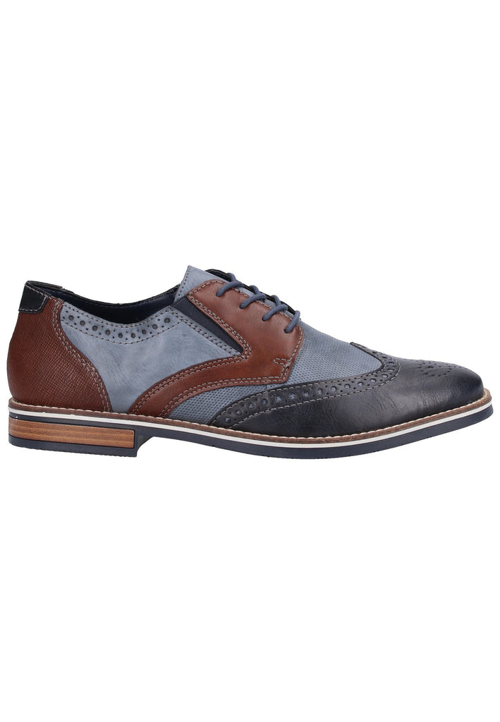 Rieker Halbschuhe Lederimitat Ozean