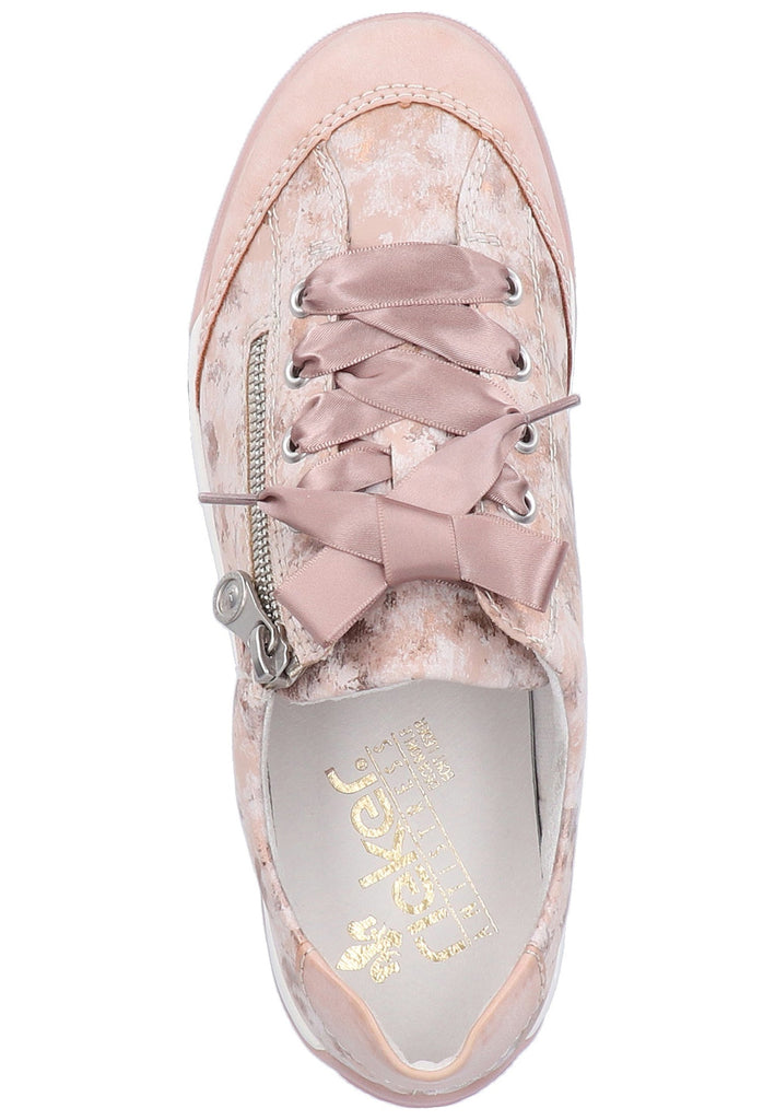 Rieker Halbschuhe Lederimitat Rosa