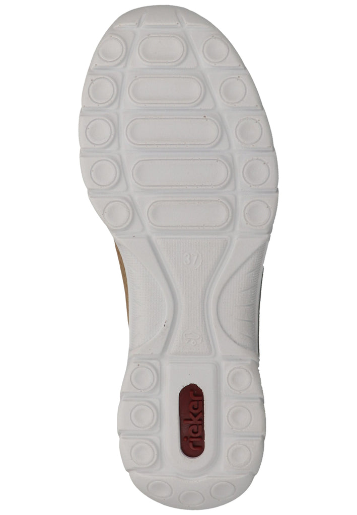 Rieker Halbschuhe Lederimitat Sand