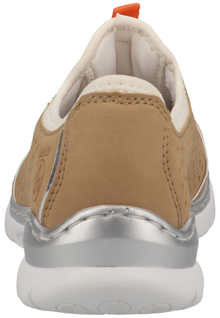 Rieker Halbschuhe Lederimitat Sand