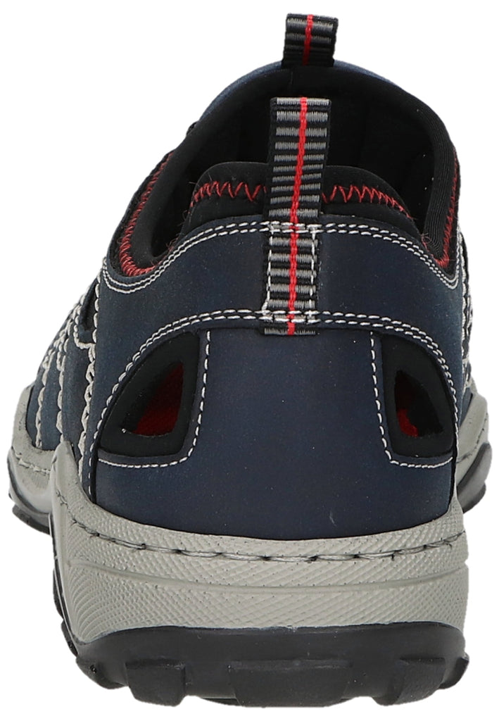 Rieker Halbschuhe Lederimitat/Textil Navy