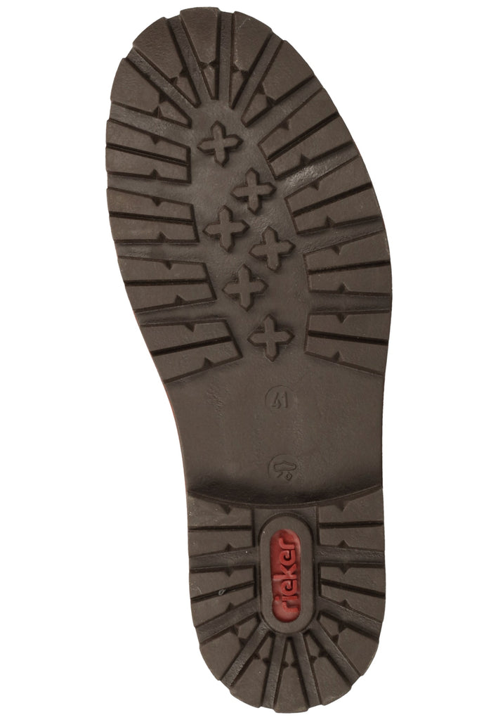 Rieker Halbschuhe Lederimitat Toffee
