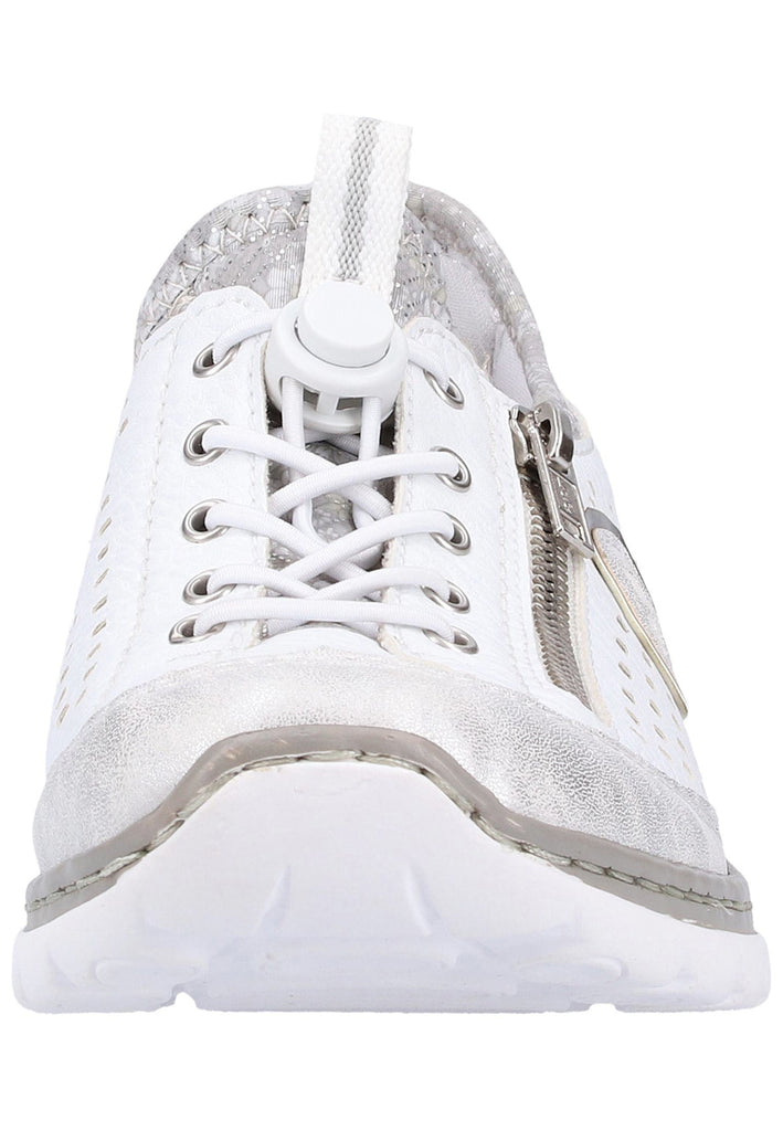 Rieker Halbschuhe Lederimitat Weiß