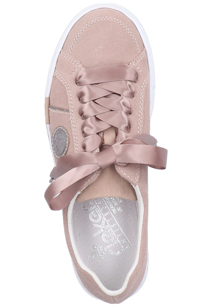 Rieker Halbschuhe Nubukleder Beige