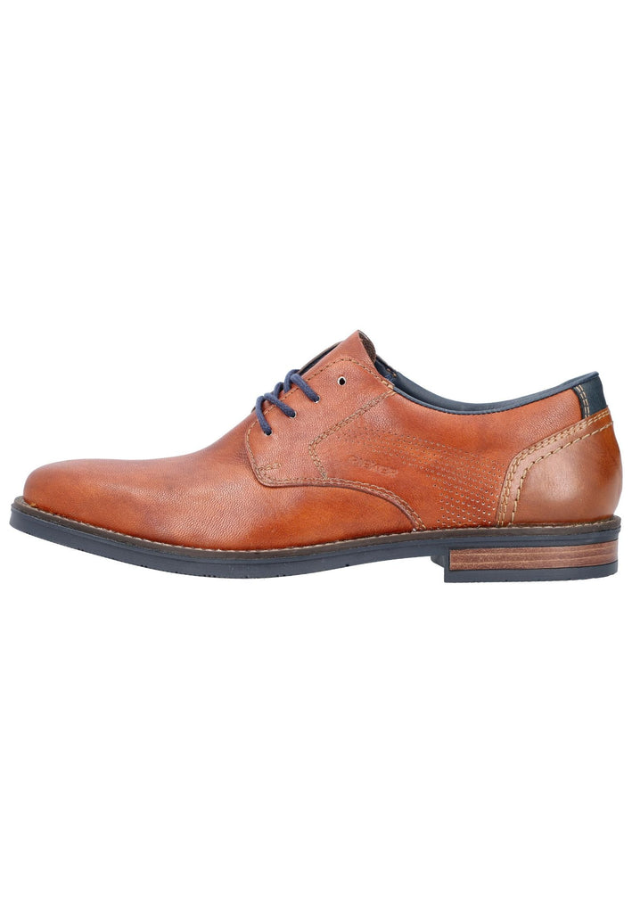 Halbschuhe Rieker Businessschuhe Glattleder Braun