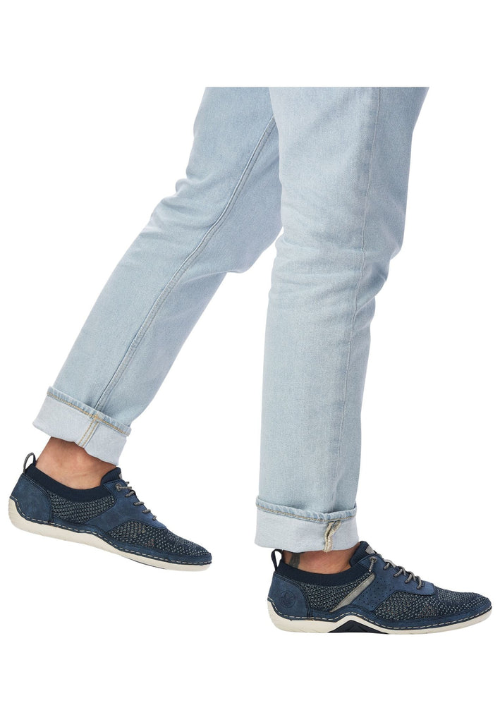 Rieker Halbschuhe Synthetik/Textil Blau