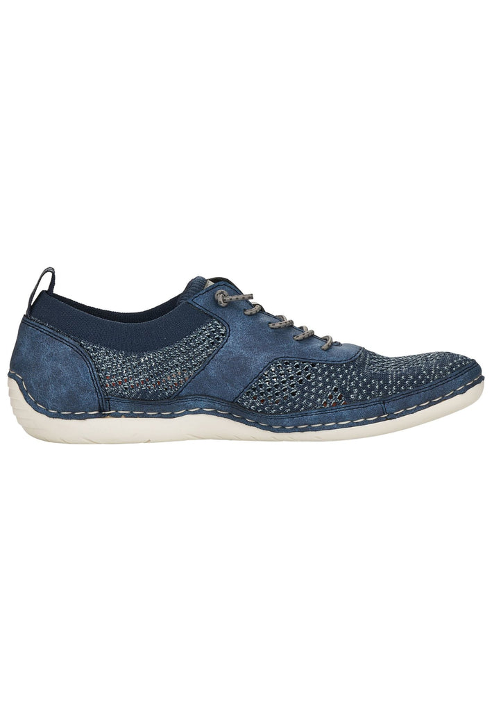 Rieker Halbschuhe Synthetik/Textil Blau