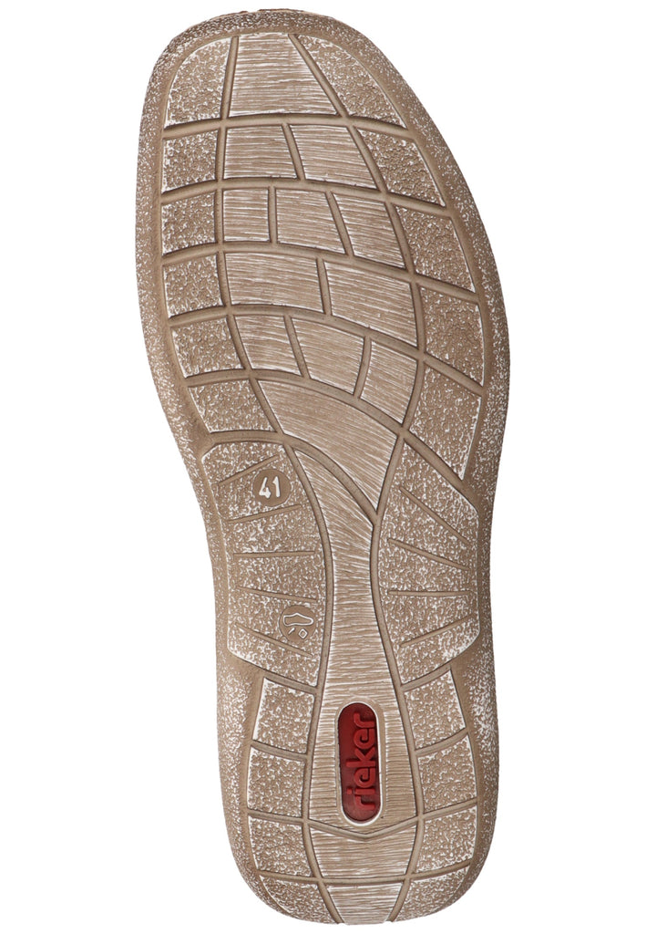 Rieker Pantoletten Leder Braun