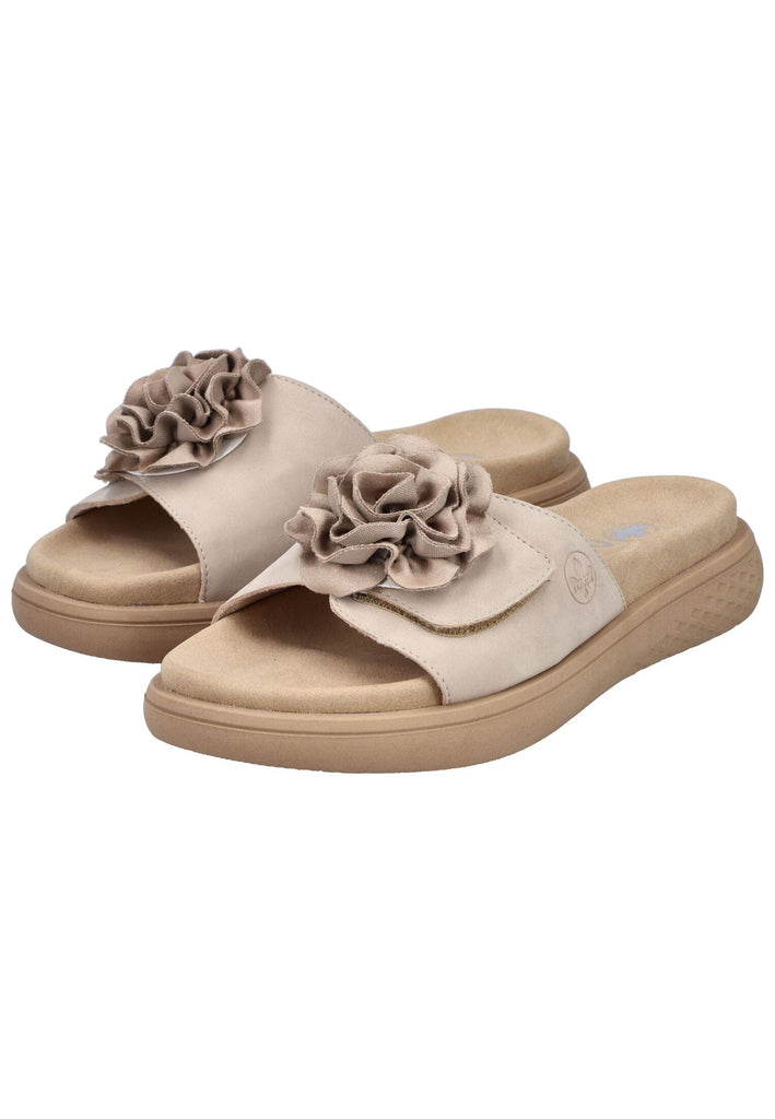 Rieker Pantoletten Lederimitat Ginger