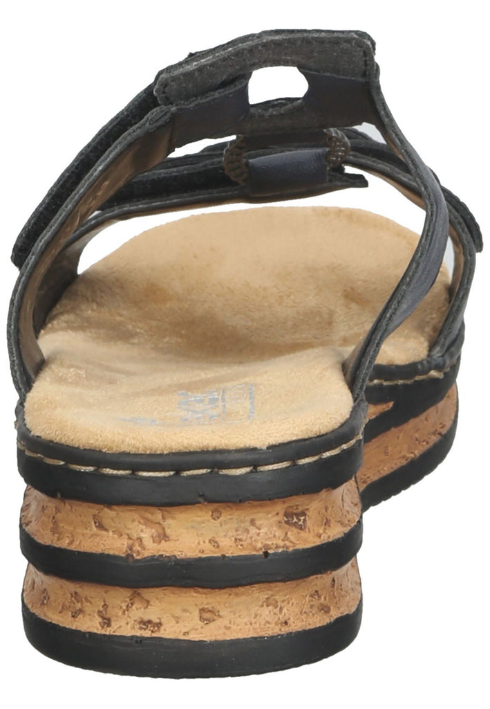 Rieker Pantoletten Synthetik Dunkelblau