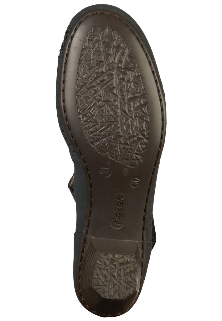 Rieker Pumps Lederimitat Dunkelblau