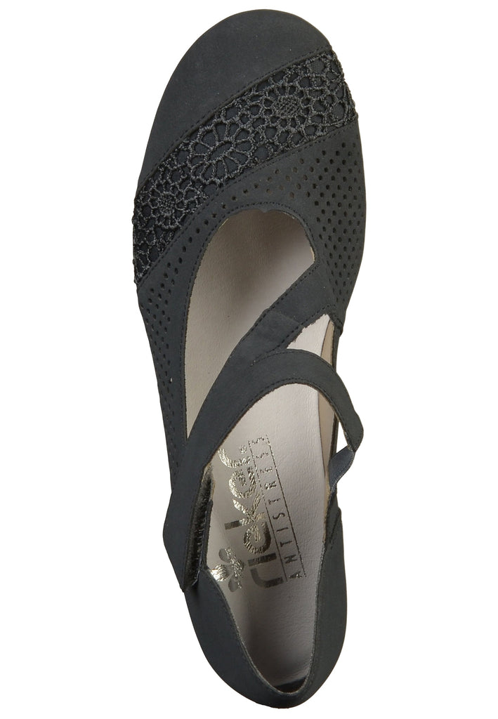 Rieker Pumps Lederimitat Dunkelblau