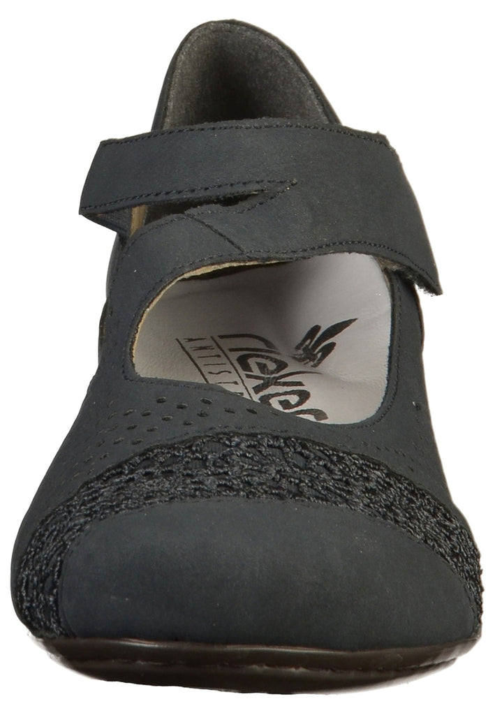 Rieker Pumps Lederimitat Dunkelblau