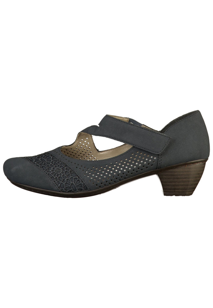 Rieker Pumps Lederimitat Dunkelblau