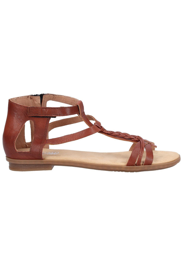 Rieker Sandalen Glattleder Braun