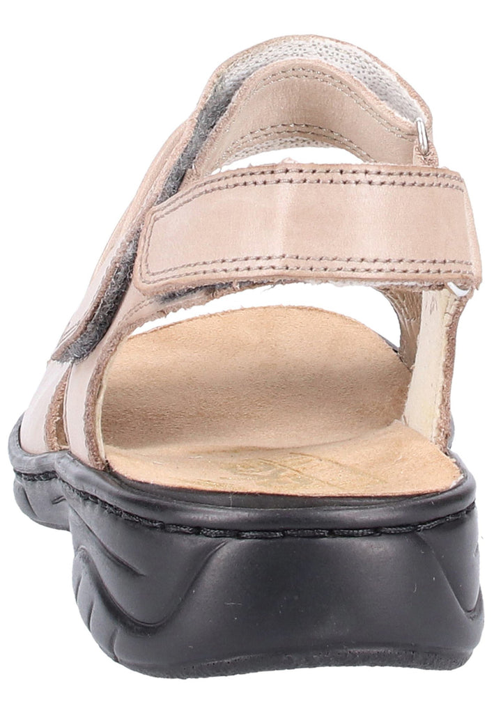 Rieker Sandalen Glattleder Grau