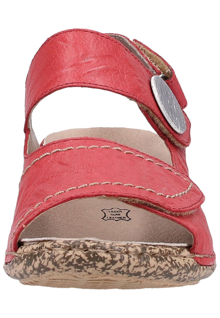 Rieker Sandalen Glattleder Rot