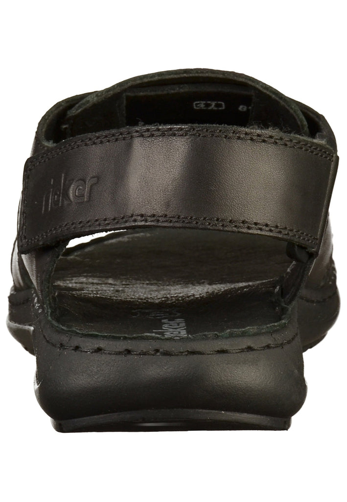 Rieker Sandalen Glattleder Schwarz