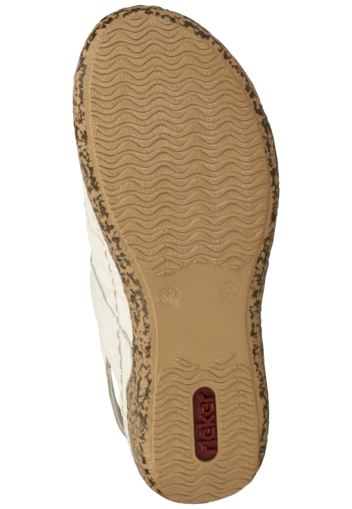 Rieker Sandalen Glattleder Weiß