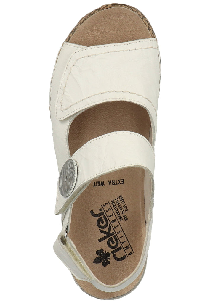 Rieker Sandalen Glattleder Weiß