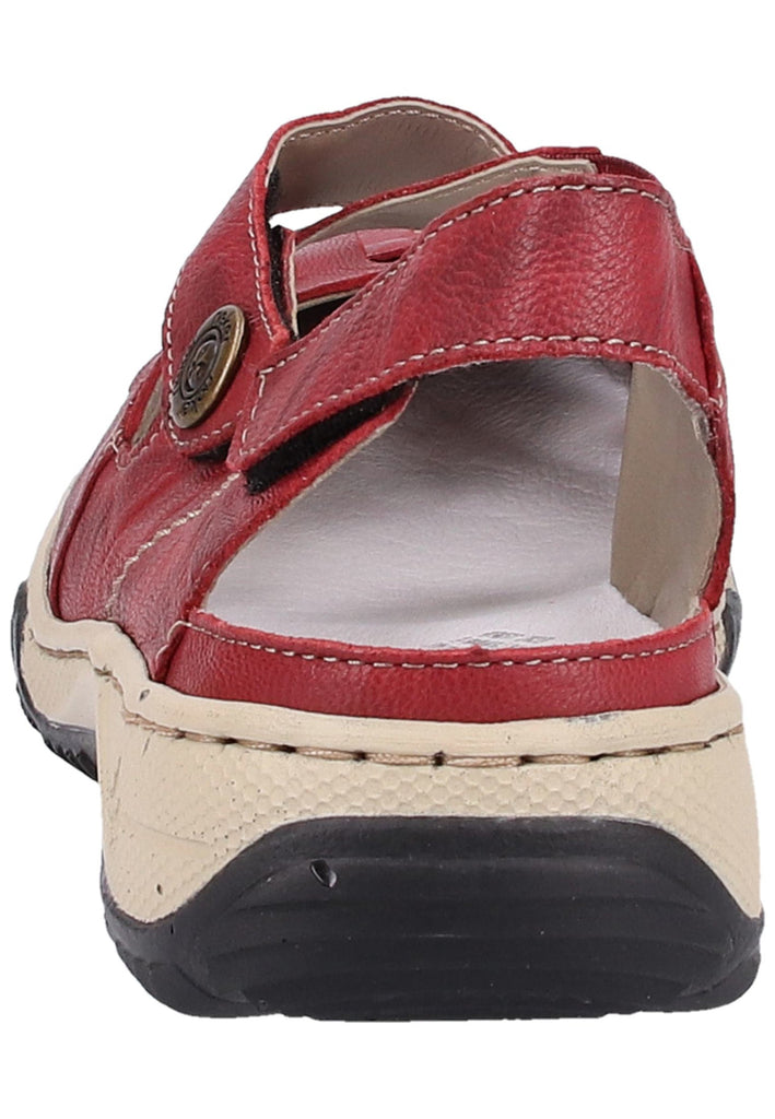 Rieker Sandalen Glattleder Wine