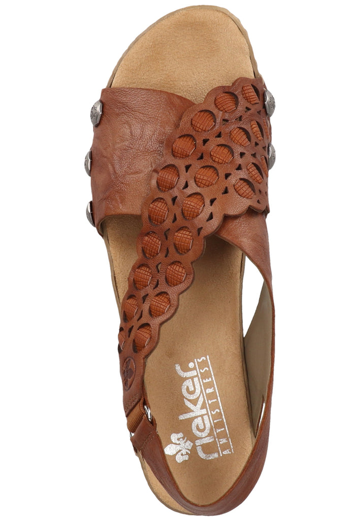 Rieker Sandalen Leder Cuoio