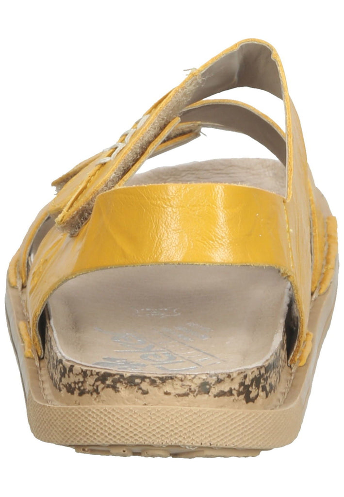 Rieker Sandalen Leder Gelb