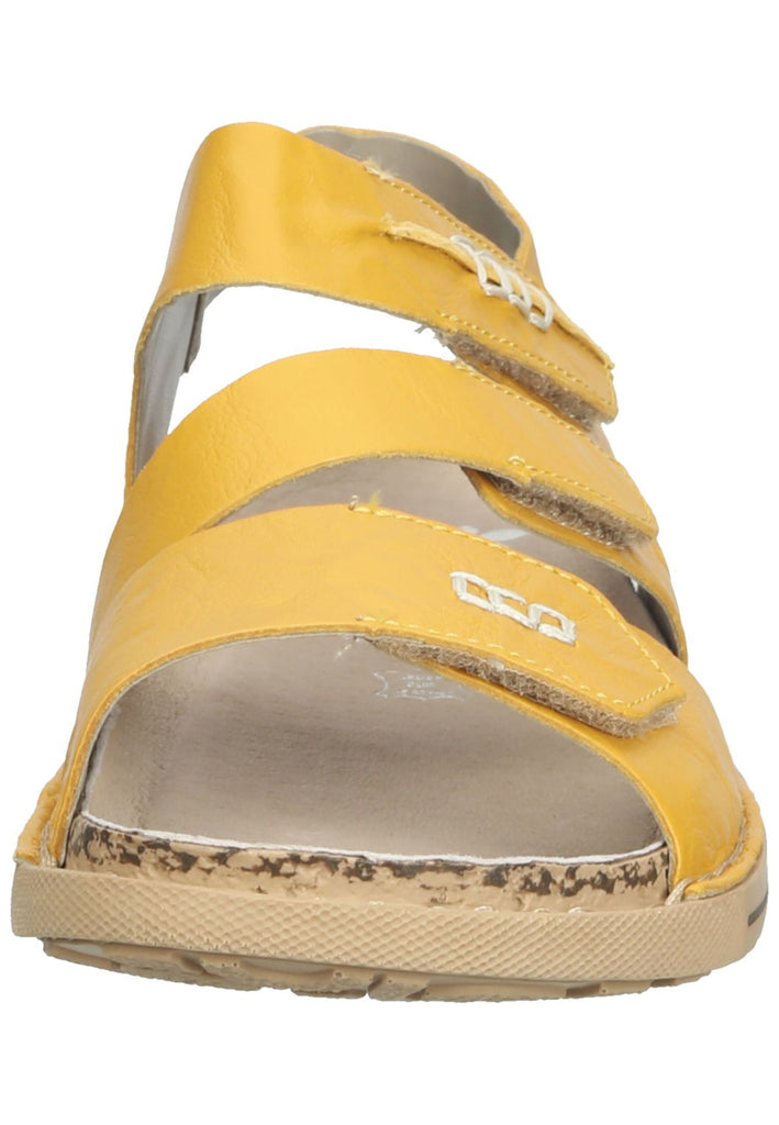 Rieker Sandalen Leder Gelb