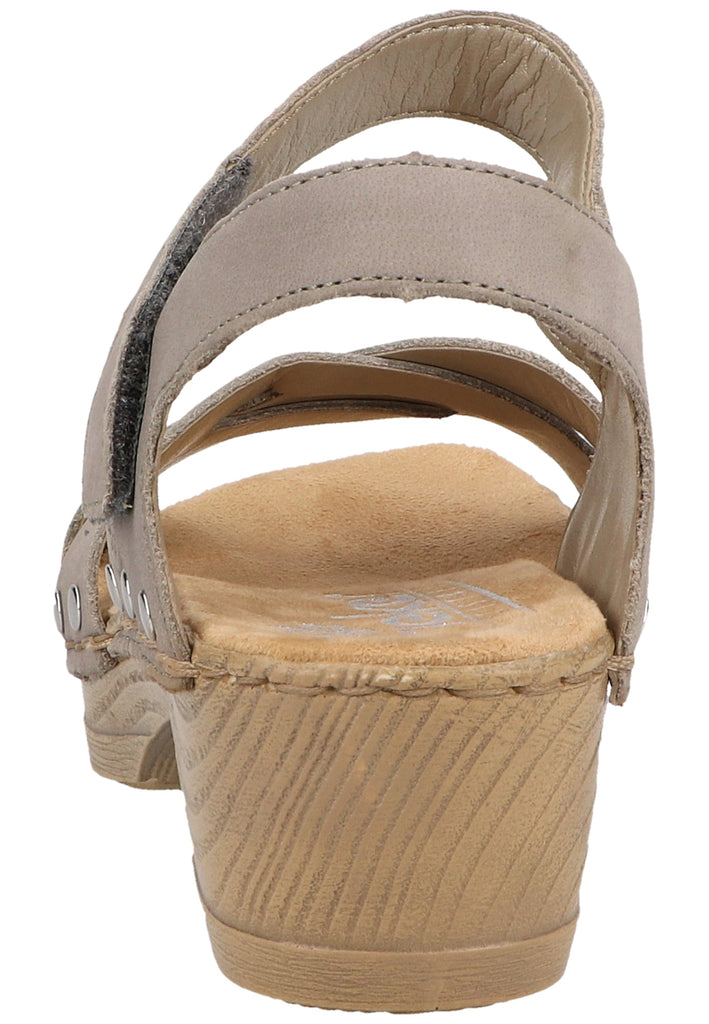Rieker Sandalen Leder Grau