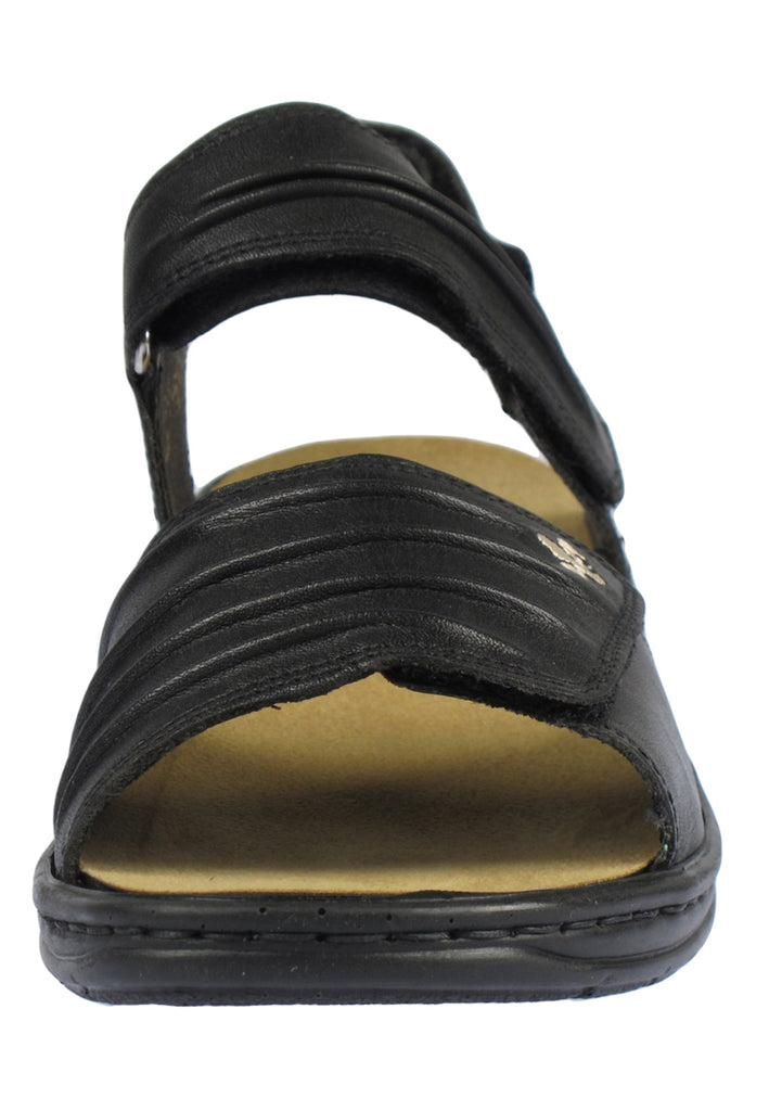 Rieker Sandalen Leder Schwarz
