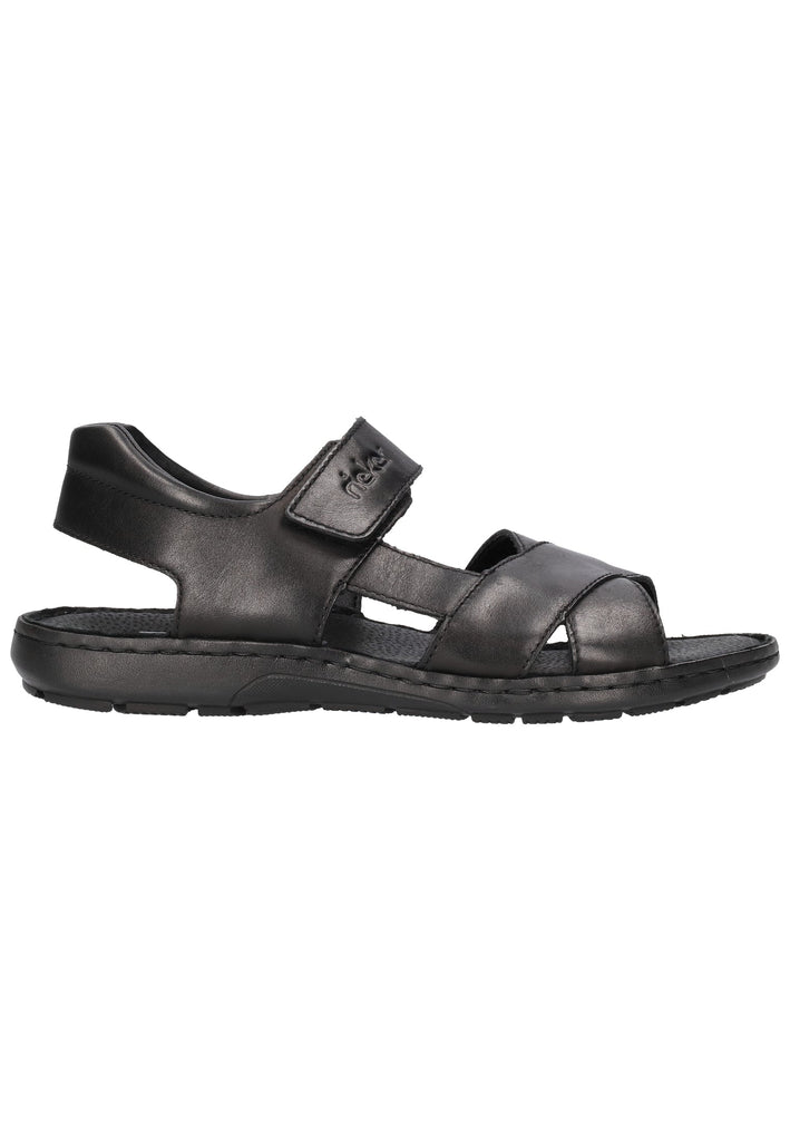 Rieker Sandalen Leder Schwarz