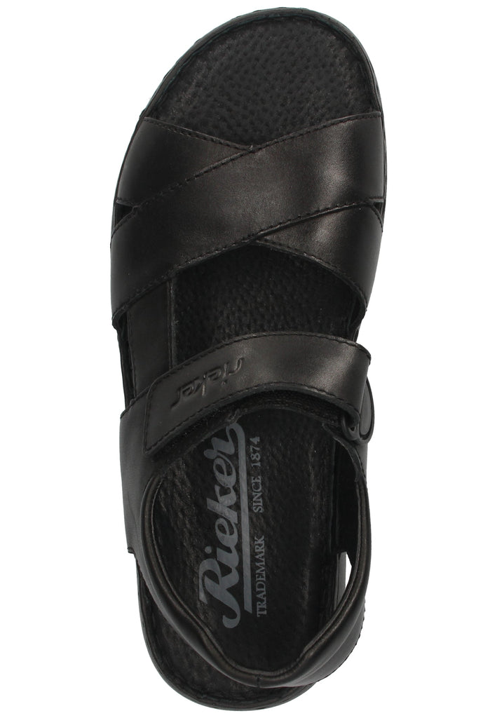 Rieker Sandalen Leder Schwarz