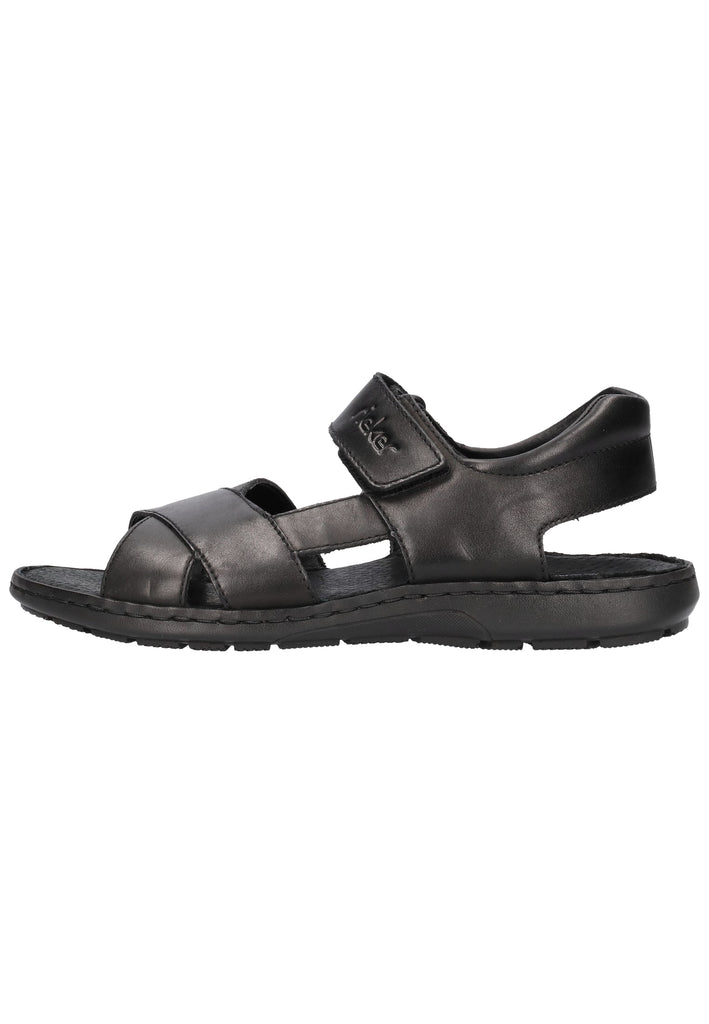 Rieker Sandalen Leder Schwarz