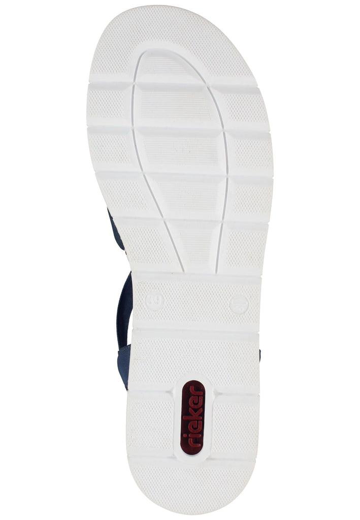 Rieker Sandalen Leder/Synthetik Blau